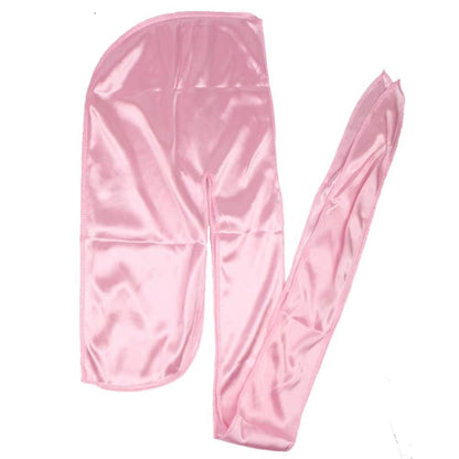 Unisex Men Silk Durag Match Silky Bonnet for Women Silky Durags Bandanas for Men Turban Hat Long Tail Do Durag Waves Cap