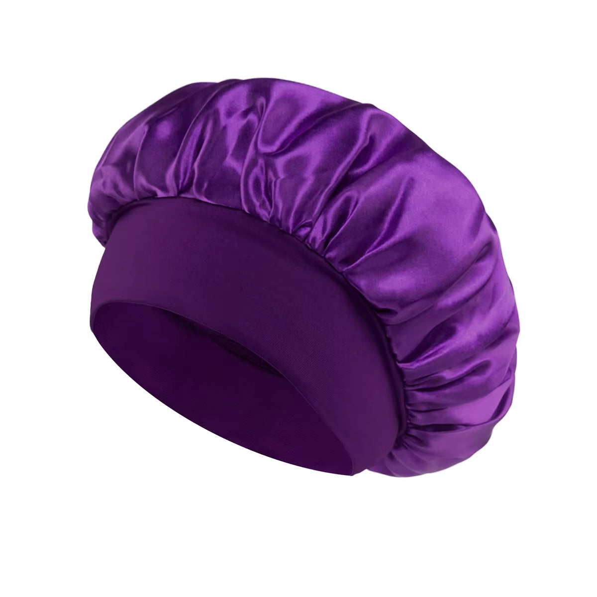 Large Satin Bonnet,Silk Bonnet Hair Wrap for Sleeping, Sleep Cap with Elastic Soft Band, Big Bonnets for Women Hair Care