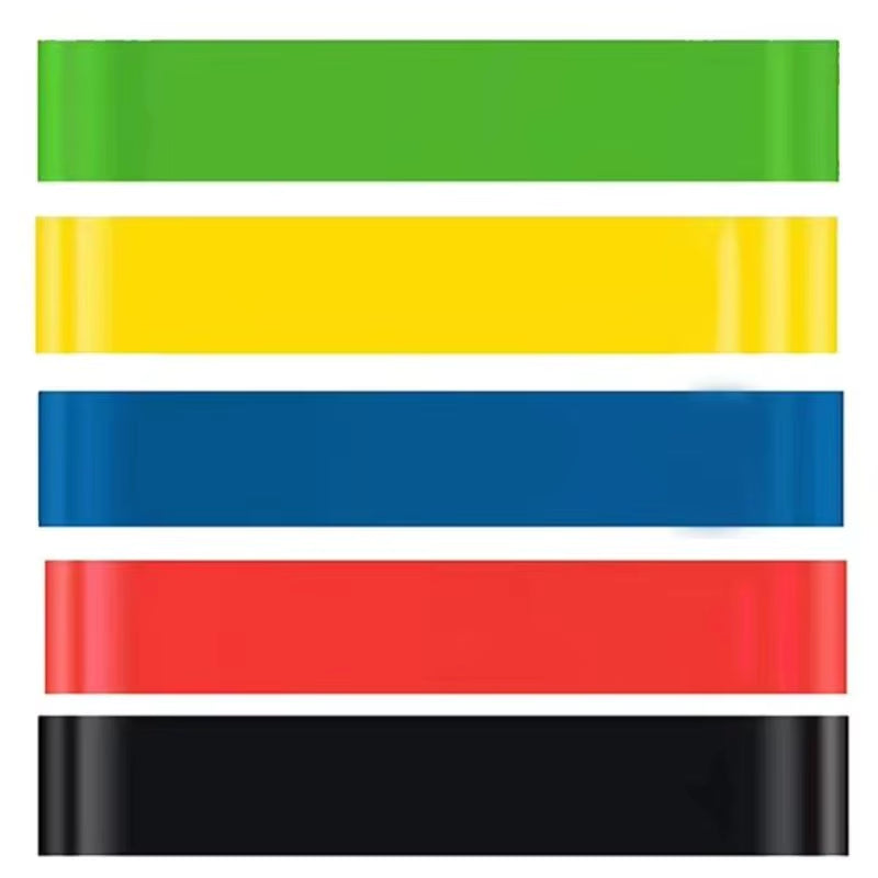 TPE Yoga Resistance Band, Fitness Resistance Band, Buttock Shaping Band, Exercise Set for Buttock Training and Lifting