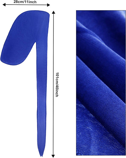 8 Pack Silky Durags for Men 4 Wave Cap 4 Long Tail Do Rags 360 Waves Elastic Headwraps for Men Women